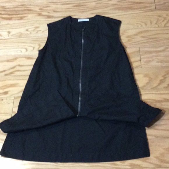 XS Mona Thalheimer Crew Neck black zipper tunic vest - Picture 10 of 16